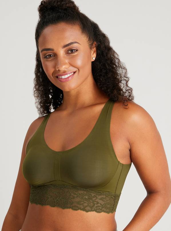 Green Lace Underband Invisible Bralette - 6