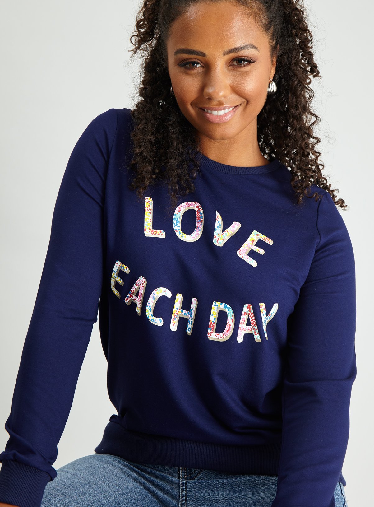 Navy 'Love Each Day' Sweatshirt Review