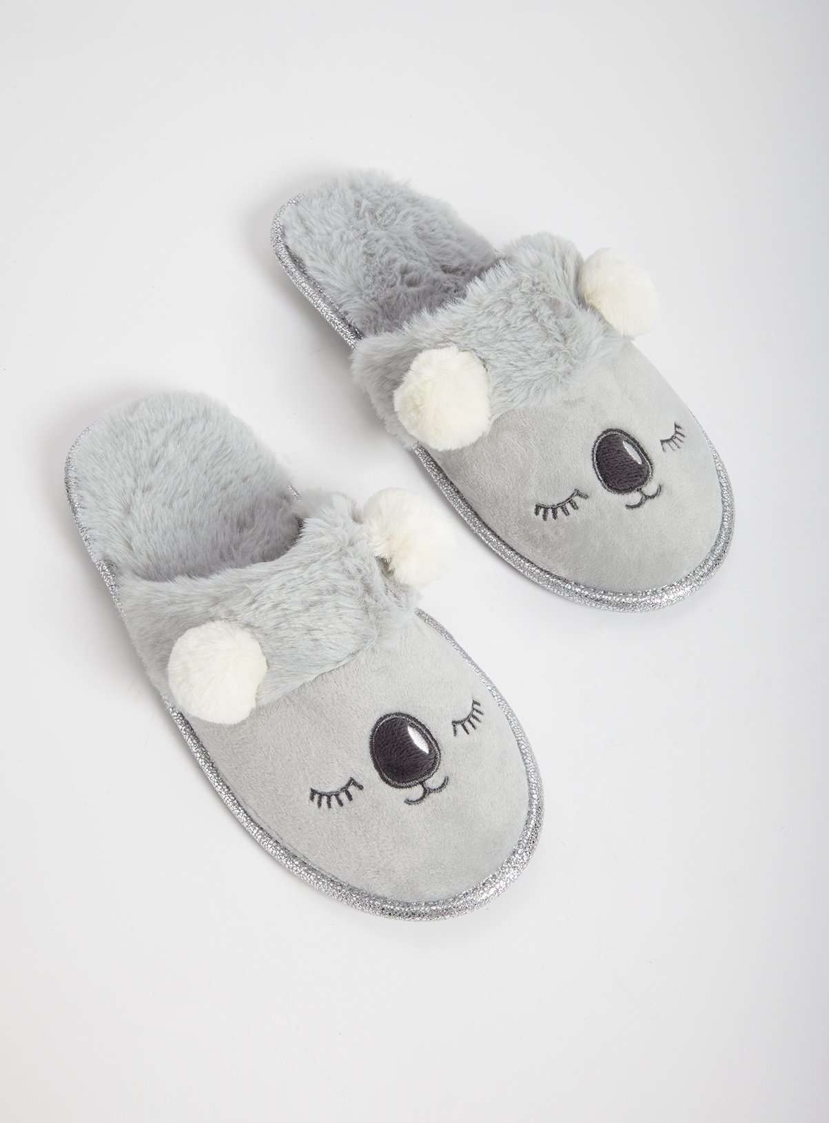 ladies slippers sainsburys