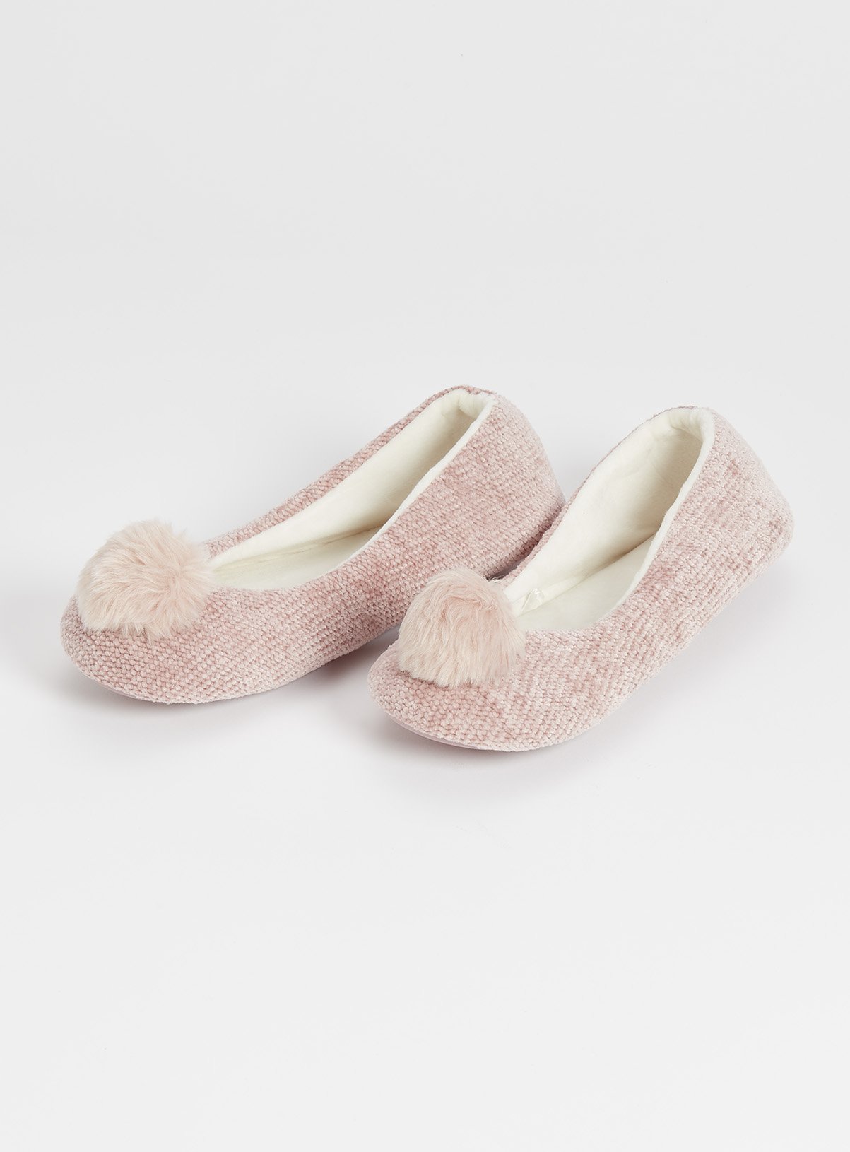 ballerina pom pom slippers