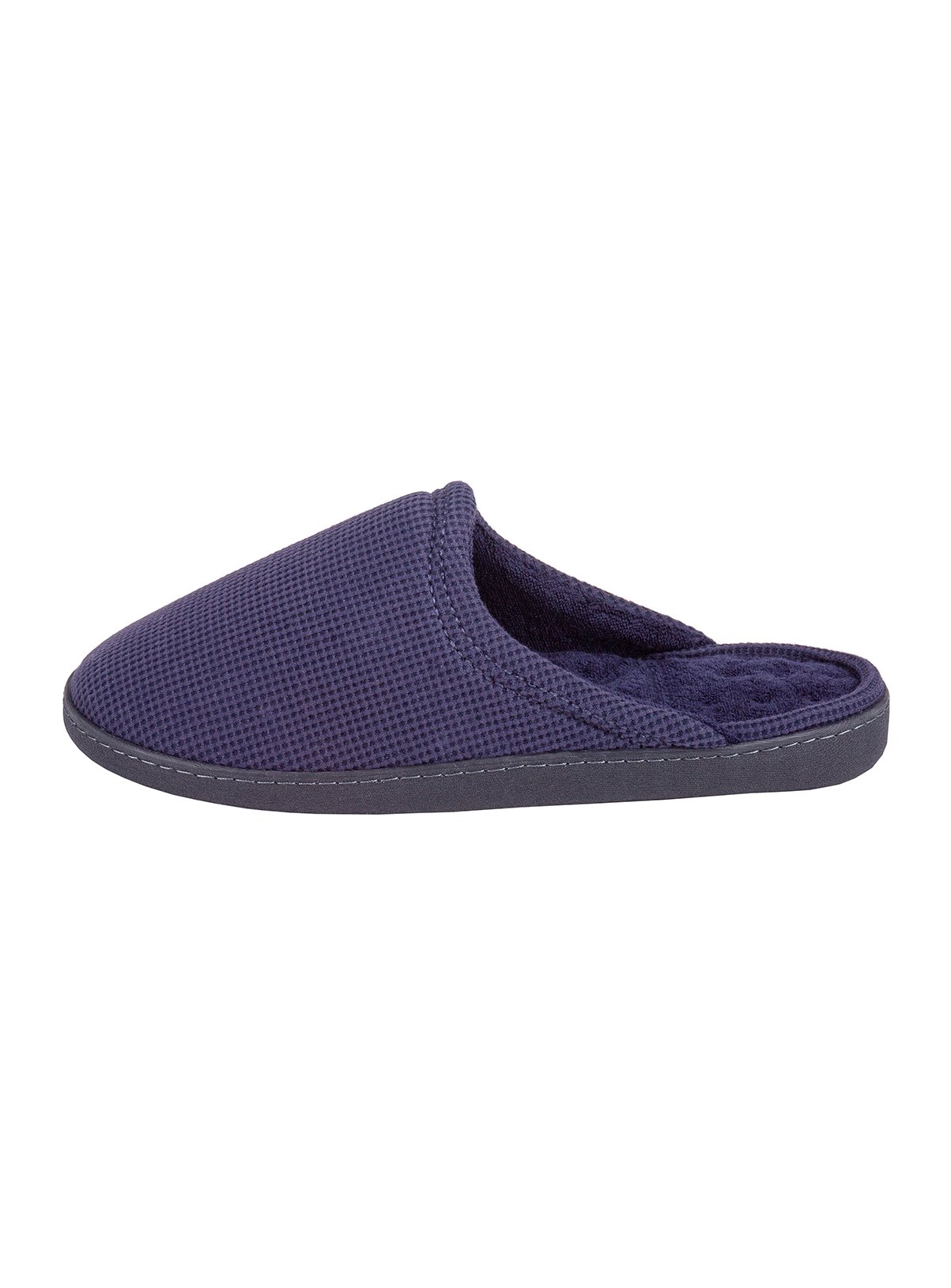 Navy Waffle Pillowstep Mule Slippers Review