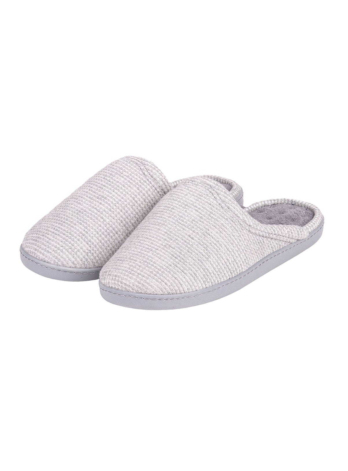 Grey Waffle Pillowstep Mule Slippers Review