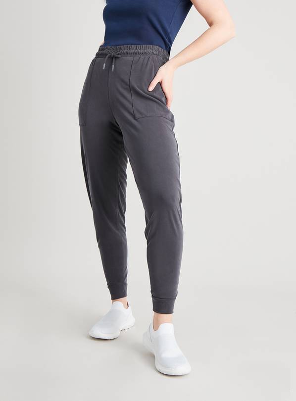 PETITE Active Grey Cuff Ankle Cupro Jogger - 18