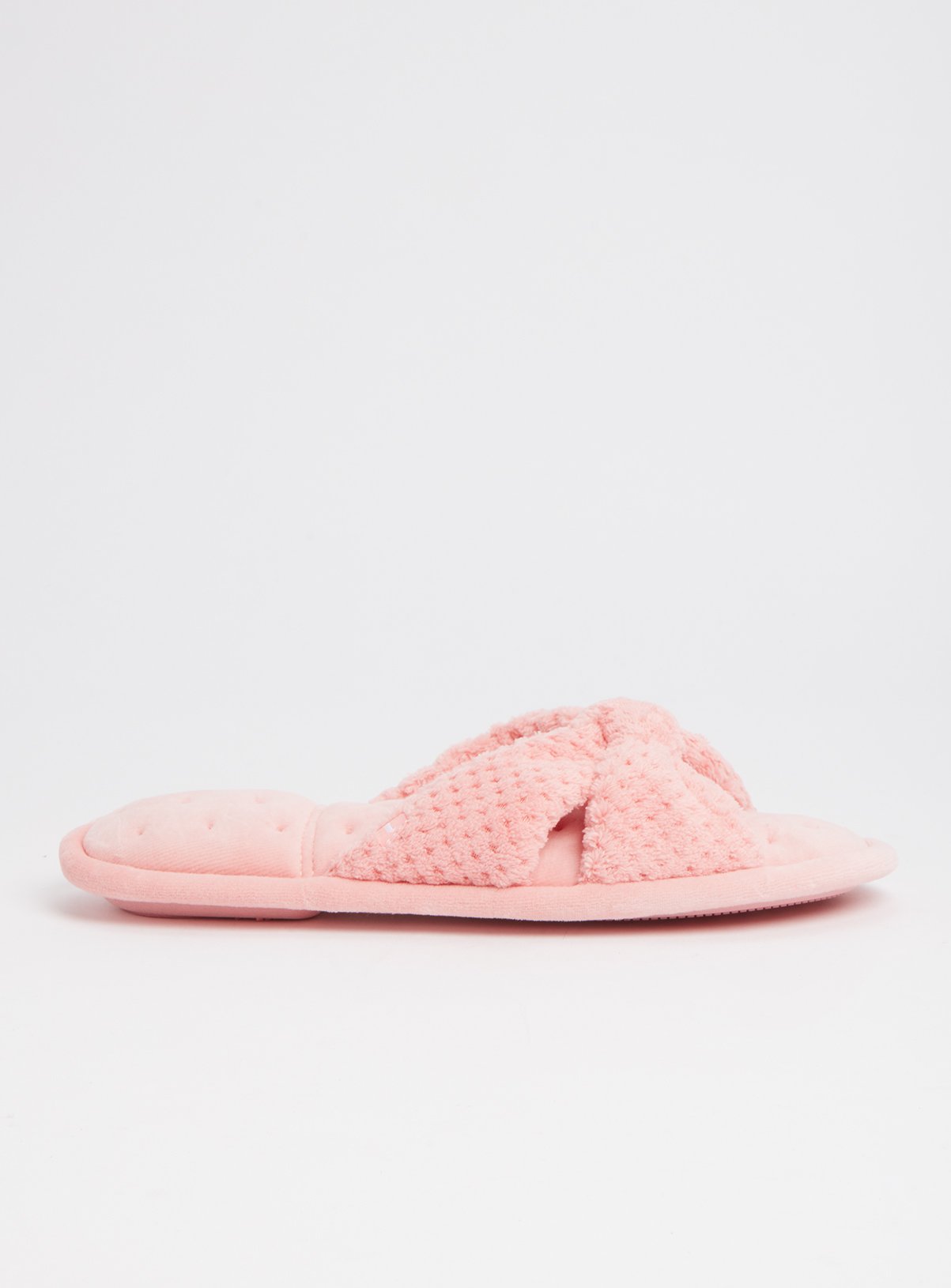 Pink Popcorn Knot Front Open Toe Pillowstep Slippers Review