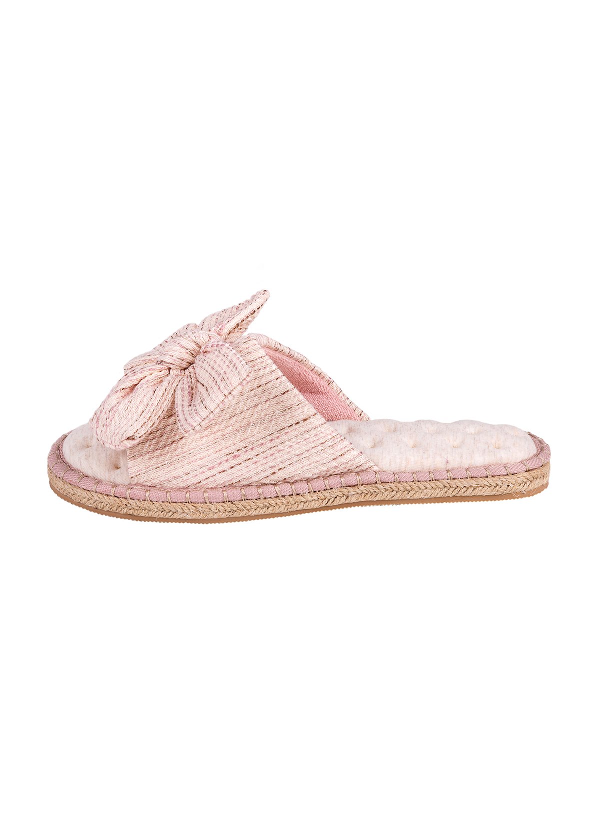 Pink Espadrille Bow Pillowstep Open Toe Slippers Review