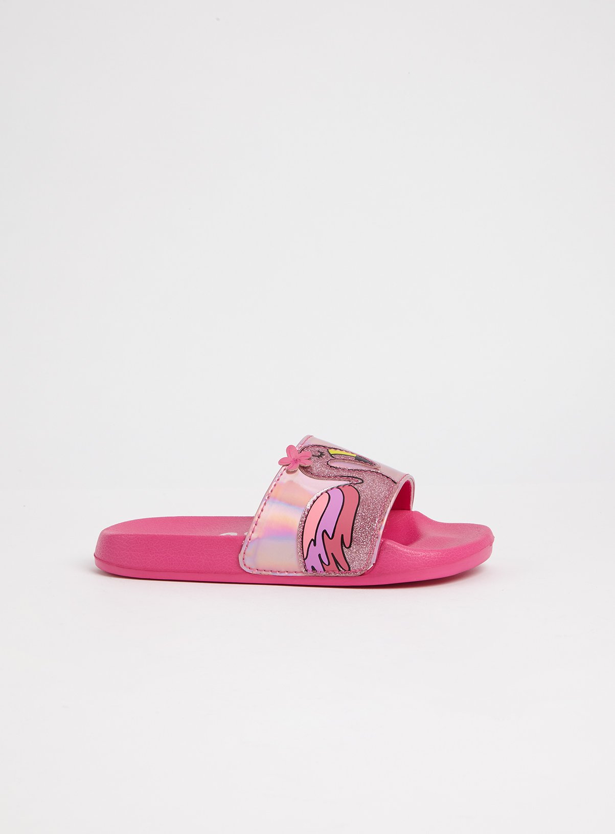 Pink Holographic Flamingo Sliders Review