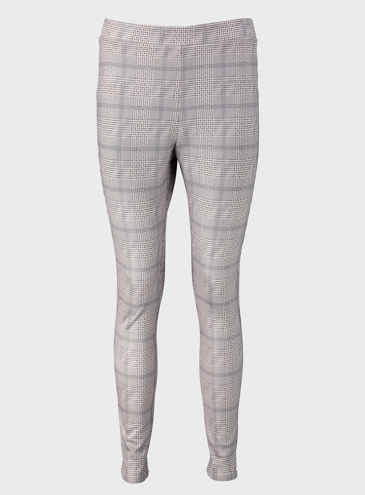 Grey Check Print Leggings - 18 - Image 3 thumbnail