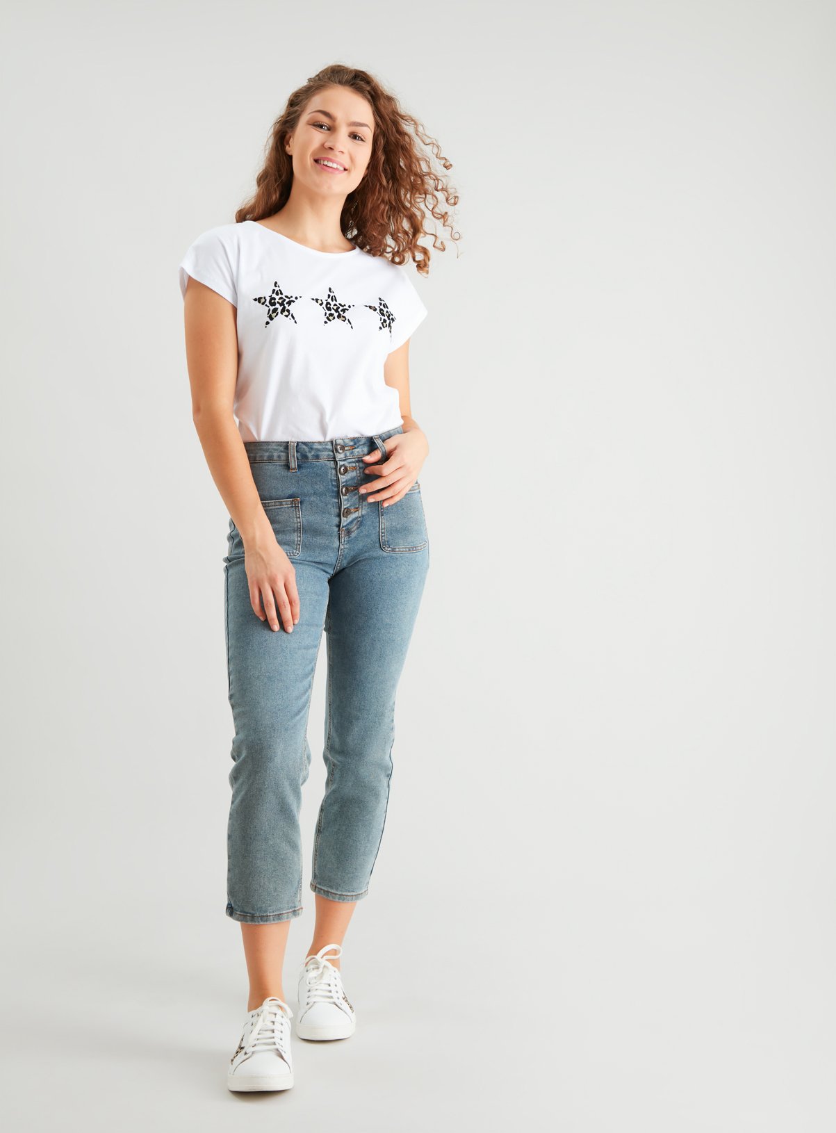 Cream Flock Leopard Star Trio T-Shirt Review