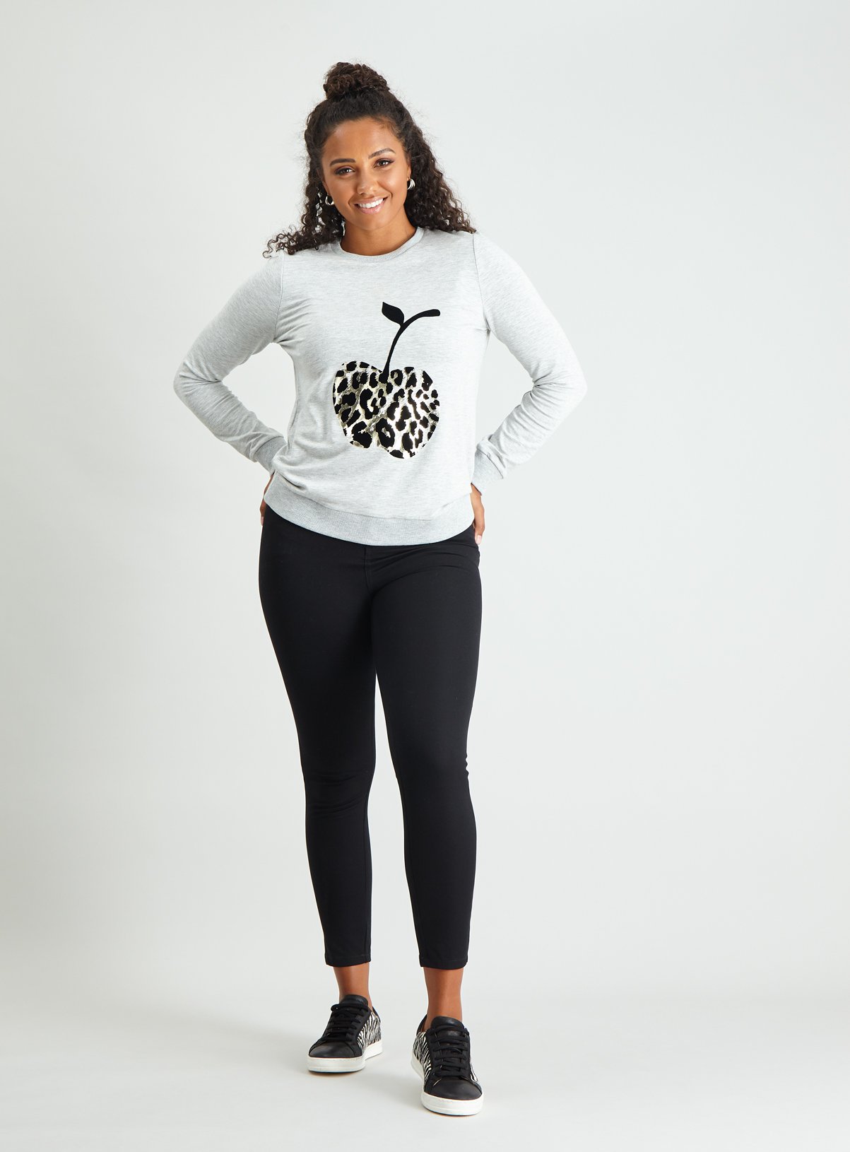 Grey Flock Leopard Cherry Sweatshirt Review