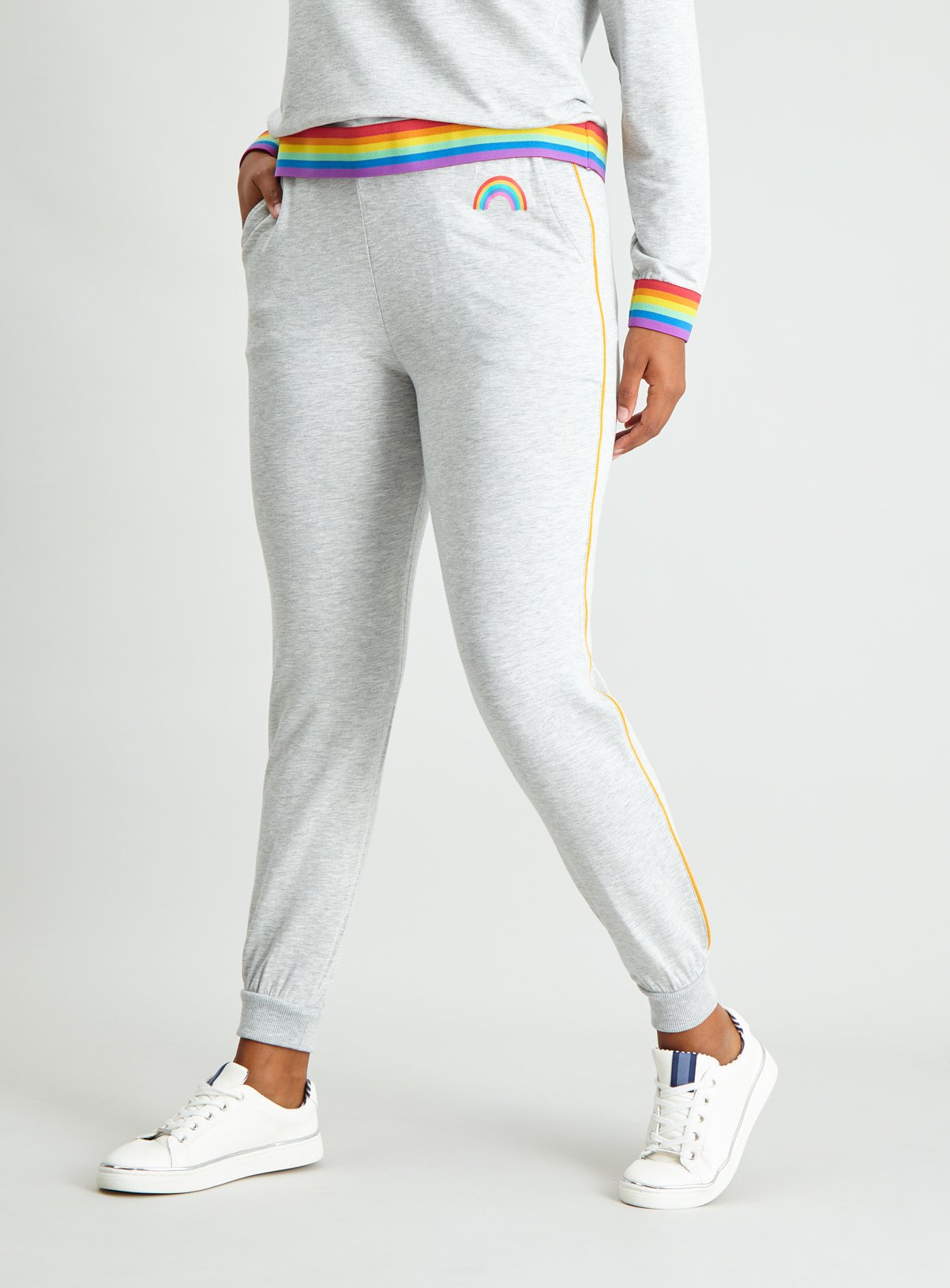 rainbow joggers womens