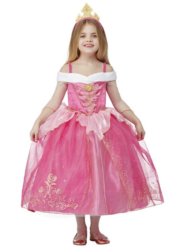 Girls Sleeping Beauty Fancy Dress Up Costume Outfit Ages 3-12 yrs World Book Day 