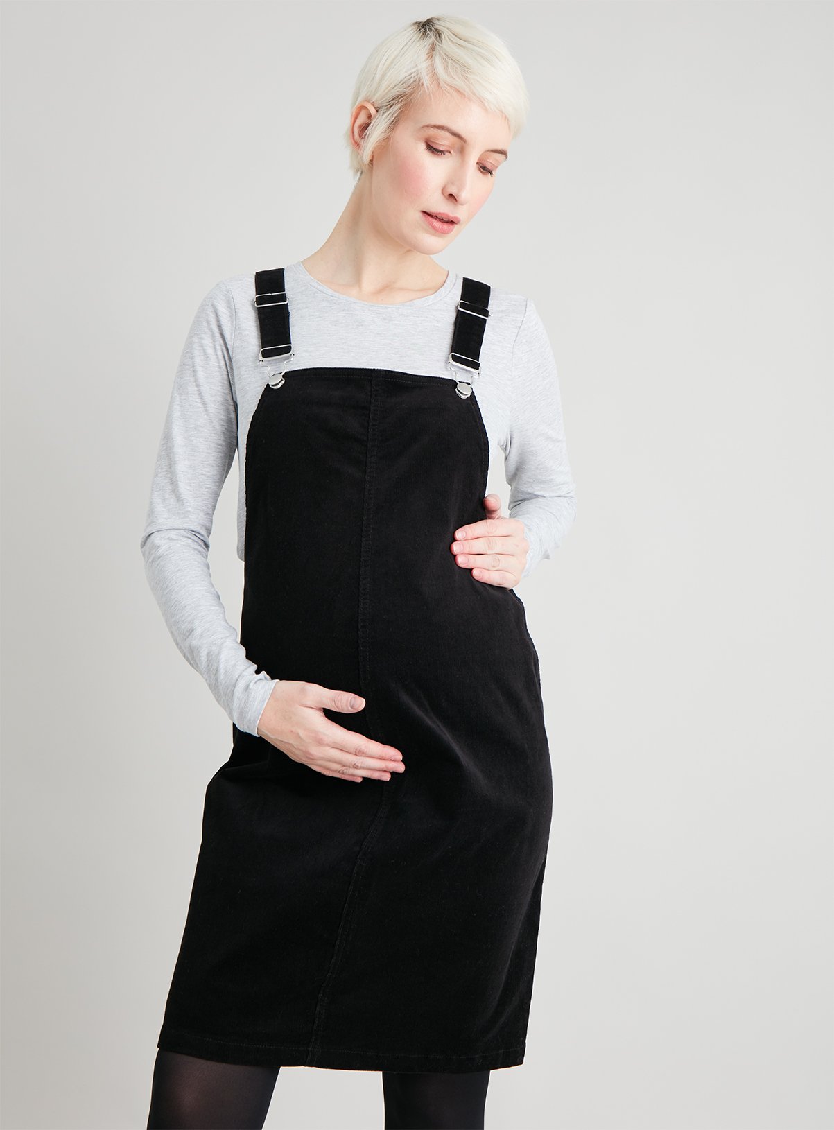 tu black pinafore