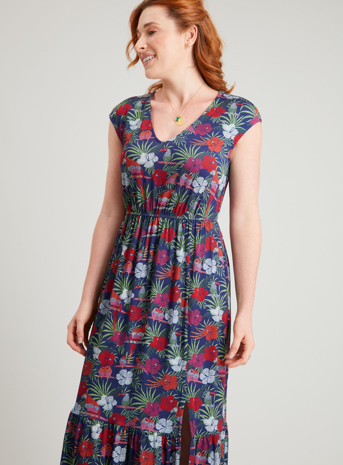 PETITE Parrot Print Maxi Dress Review