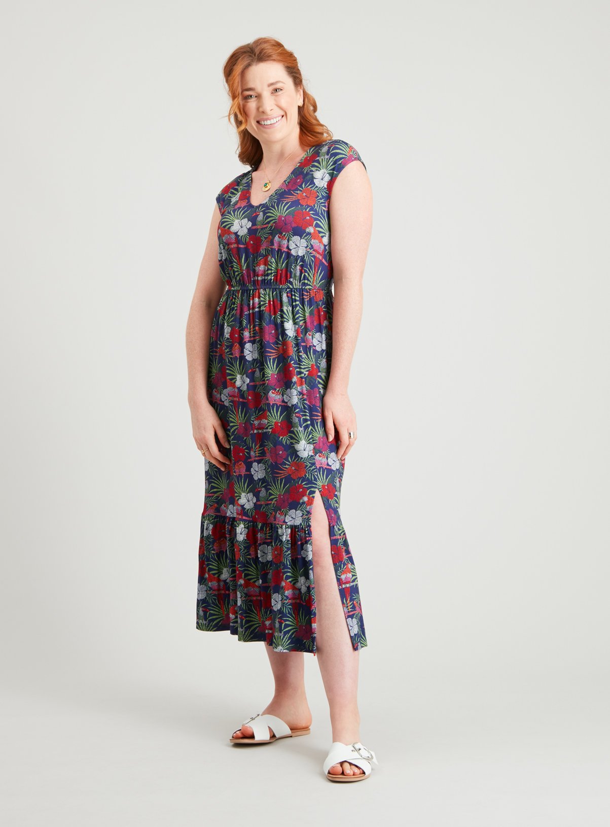 PETITE Parrot Print Maxi Dress Review