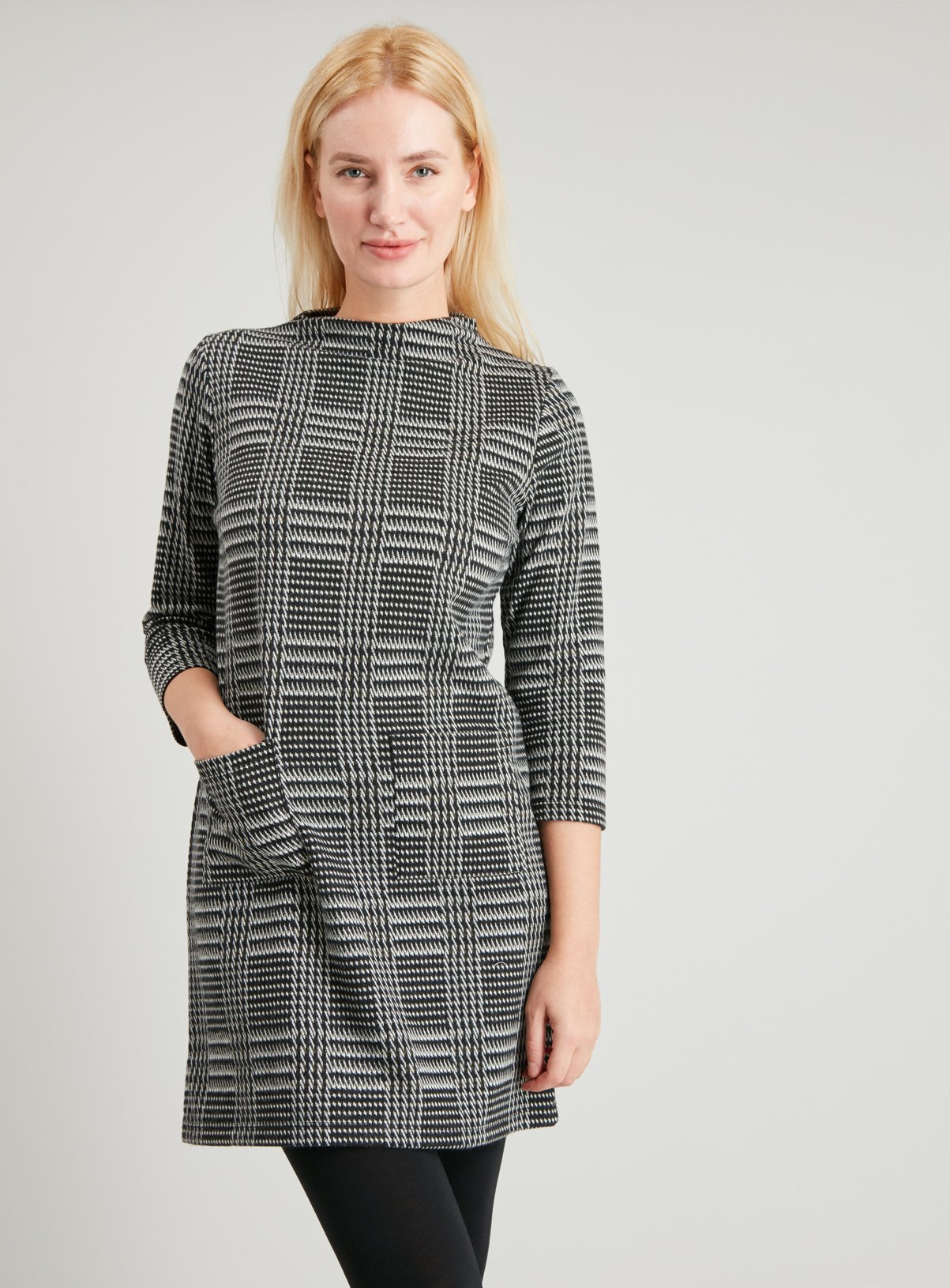 slash neck cord pinafore