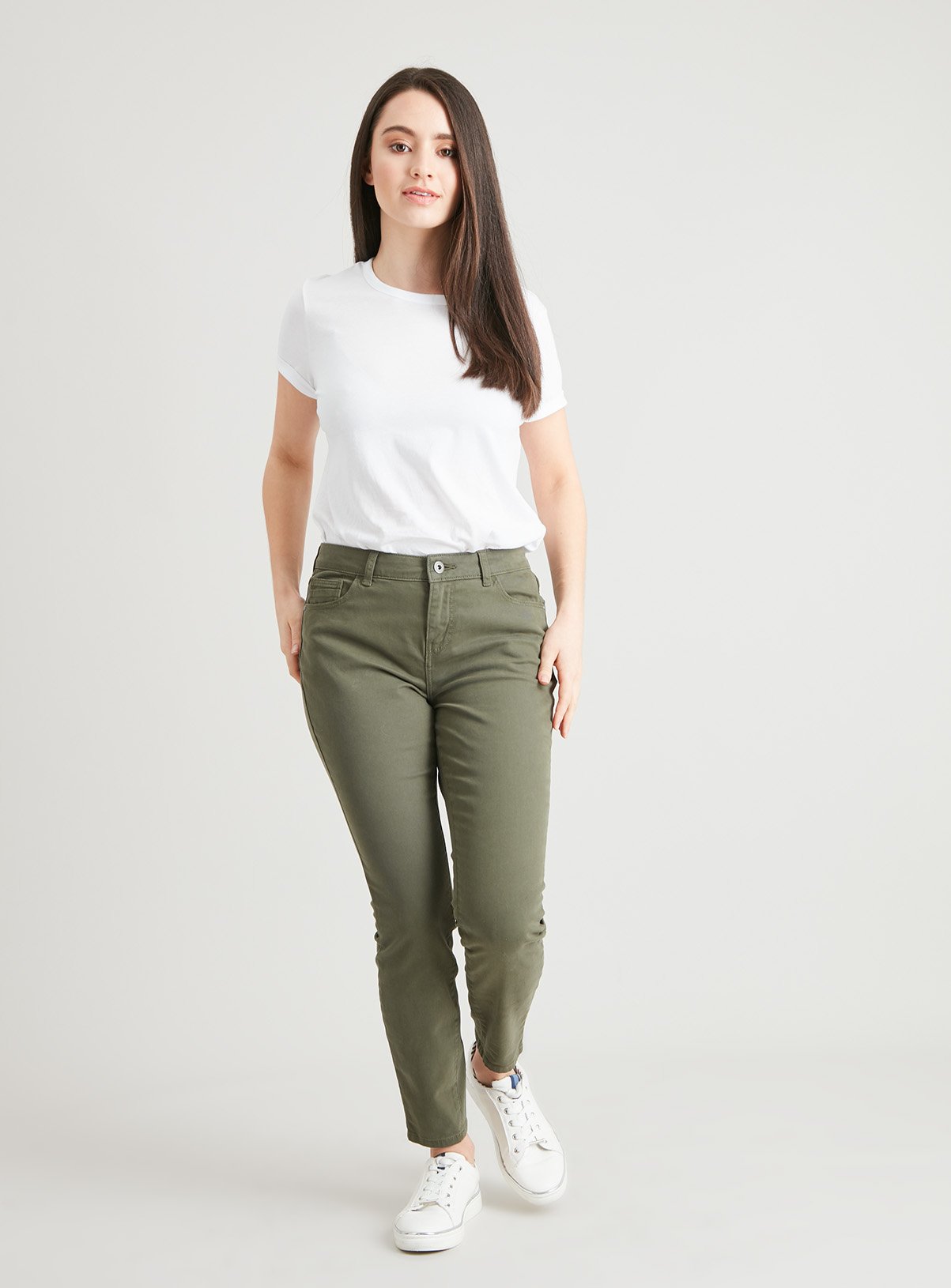 skinny jeans khaki womens