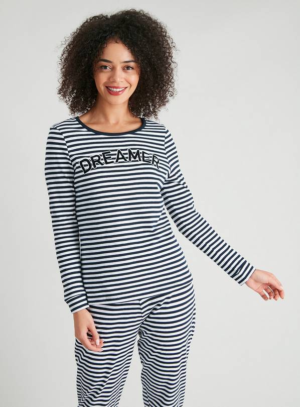 Navy Stripe 'Dreamer' Pyjamas - 26
