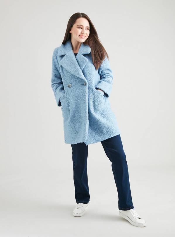 Blue crombie outlet coat