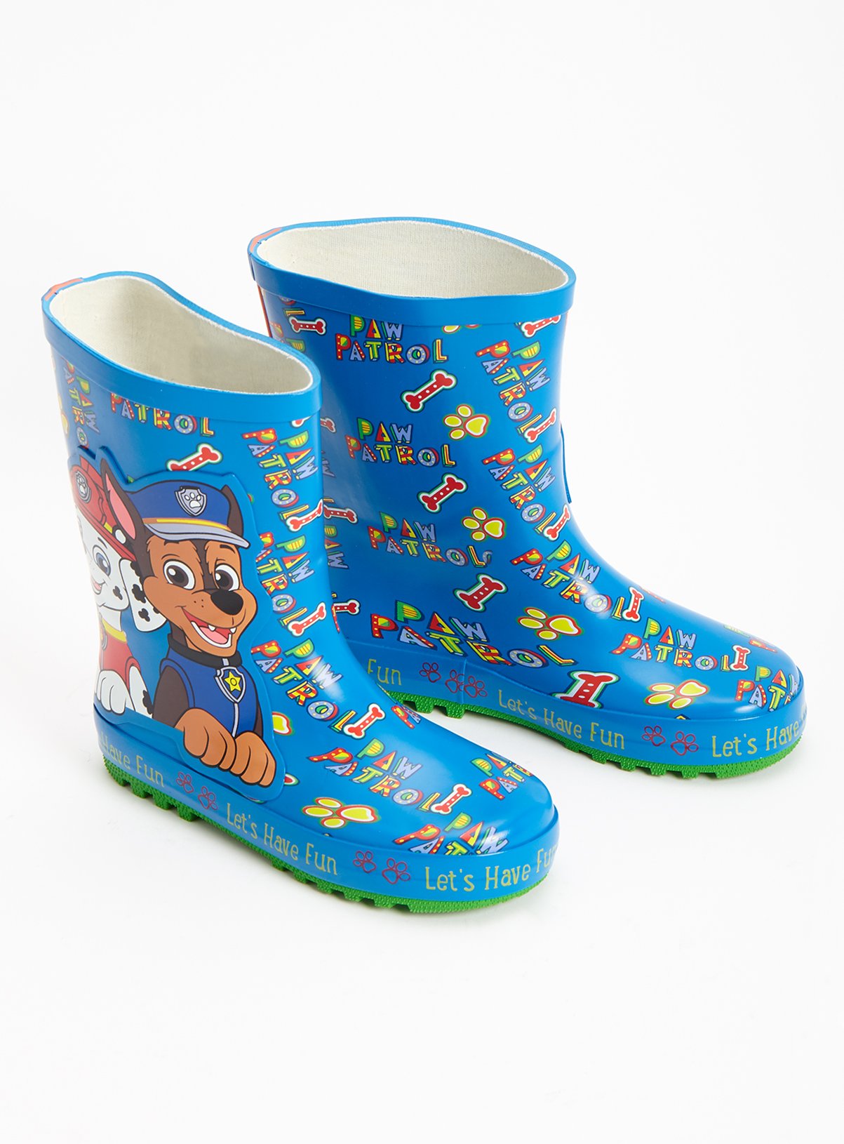 paw patrol welly boots