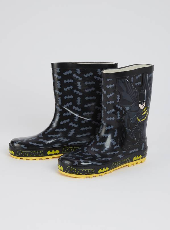 Buy DC Comics Batman Black Wellies 13 Infant Boots and wellies