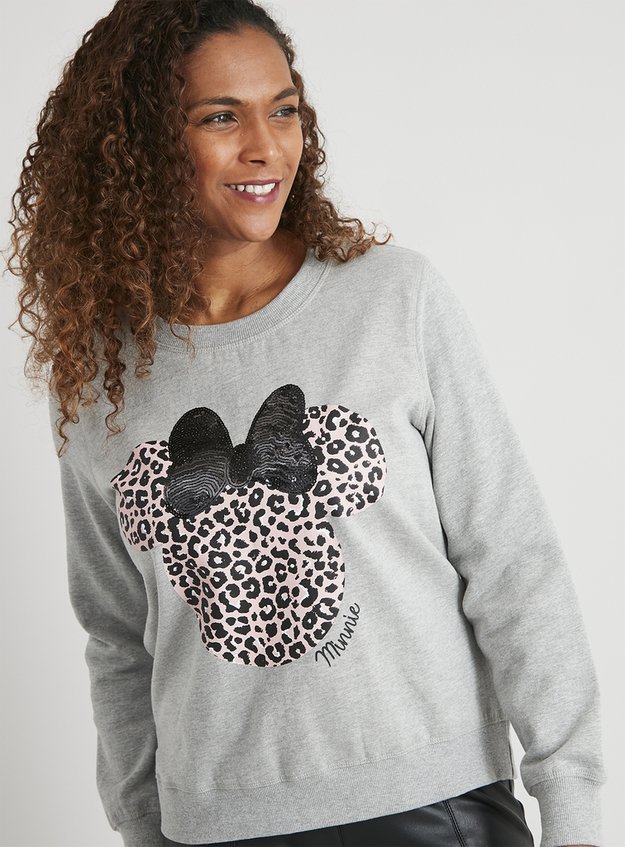 minnie mouse leopard print shirt