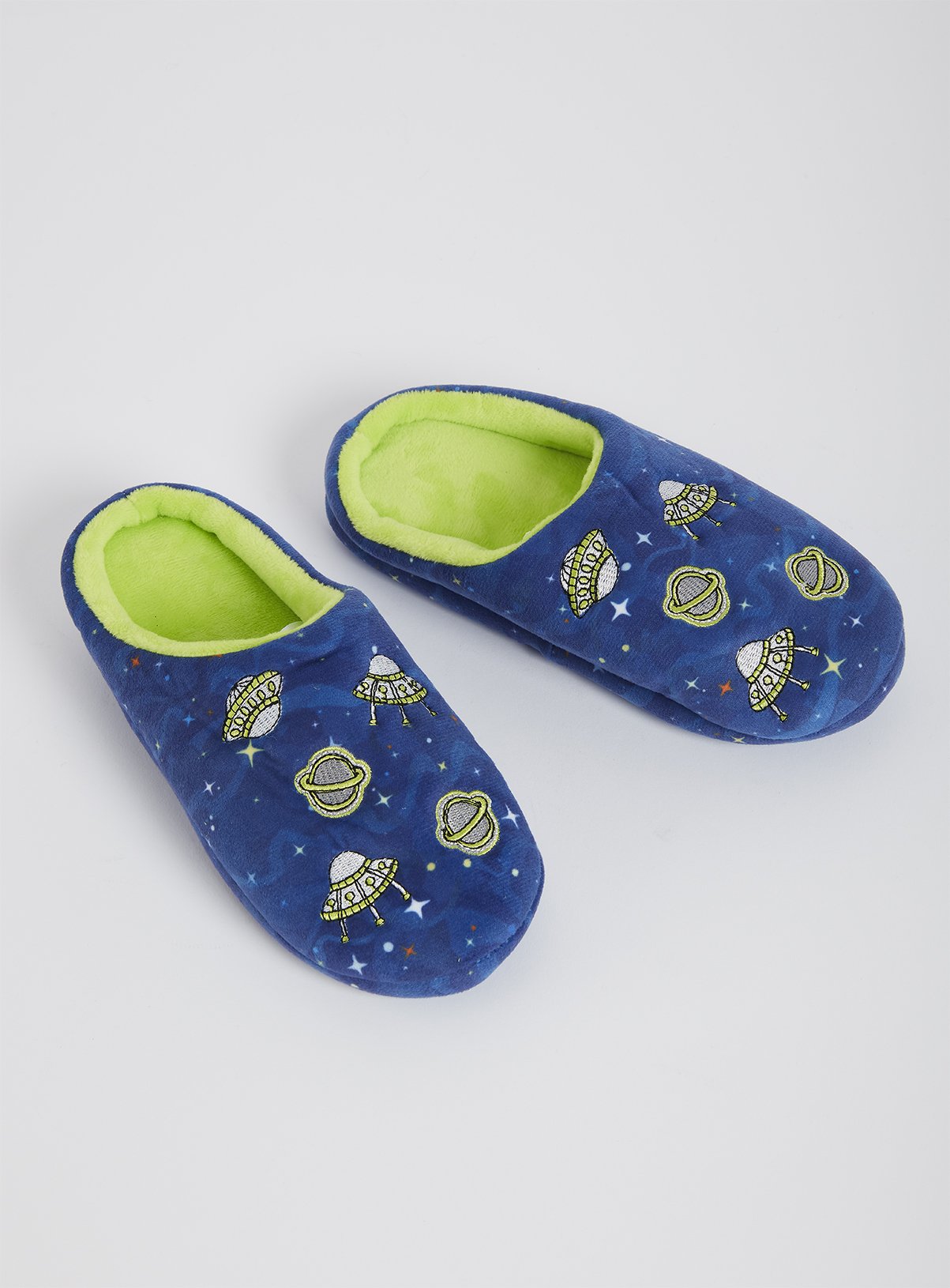 blue mule slippers