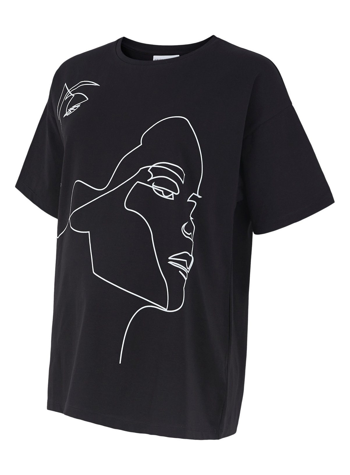 Portrait Graphic Oversized Black T-Shirt Review