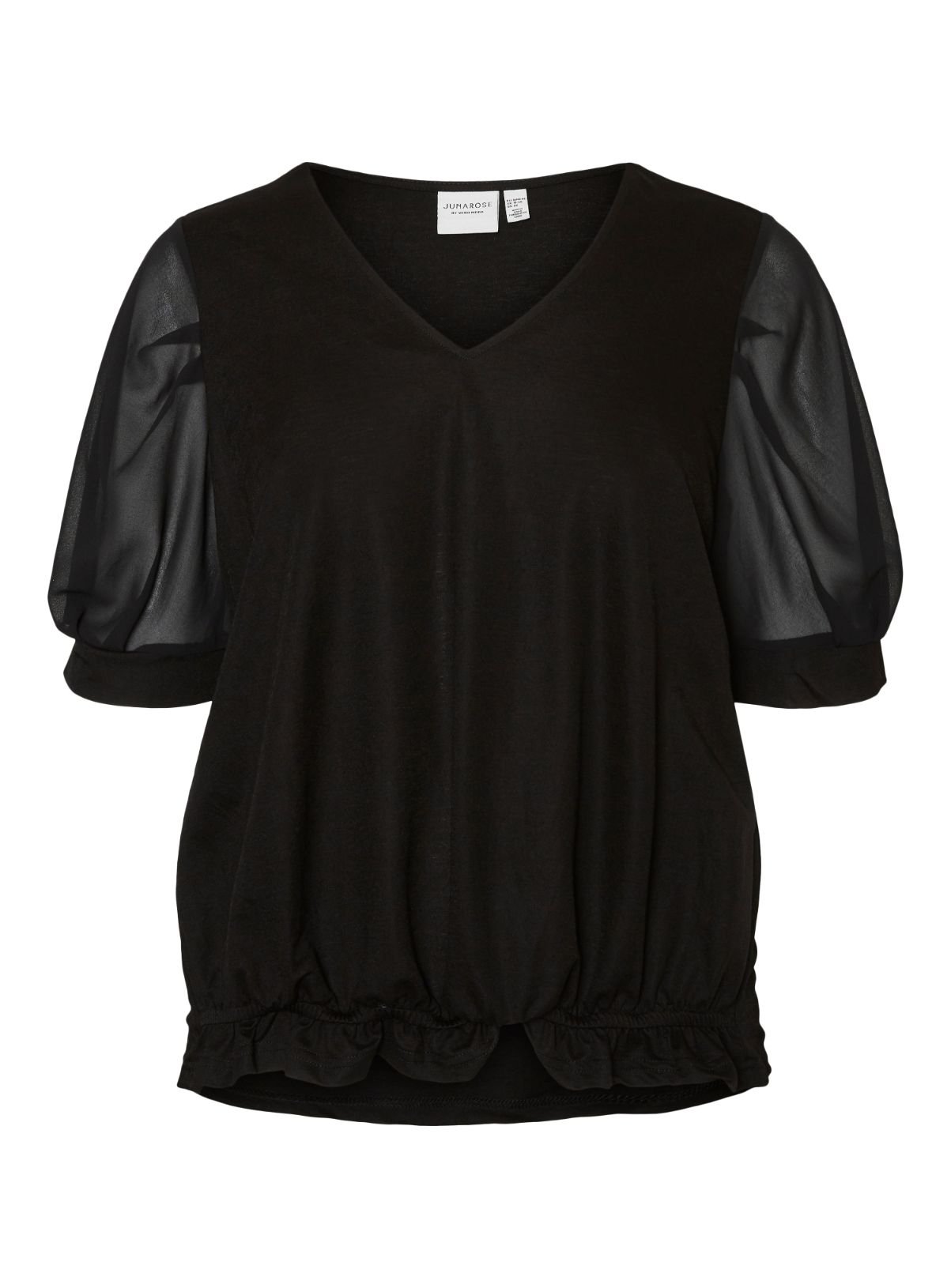 Black Balloon Sleeve Blouse Review