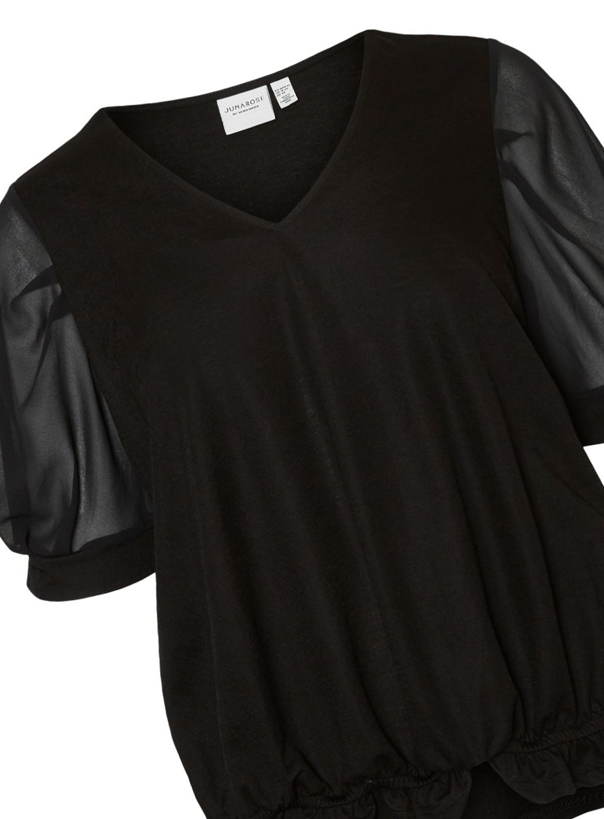 Black Balloon Sleeve Blouse Review