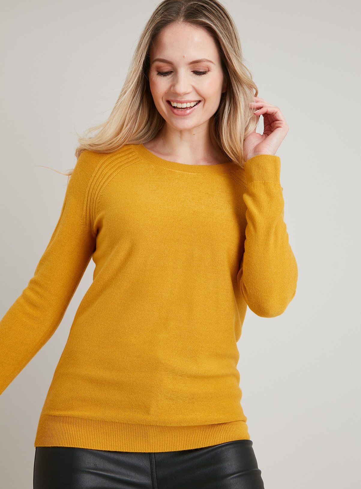 mustard colour jumper womens