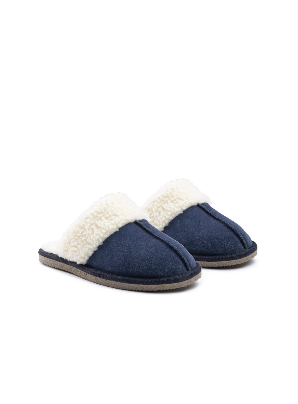 navy hush puppies