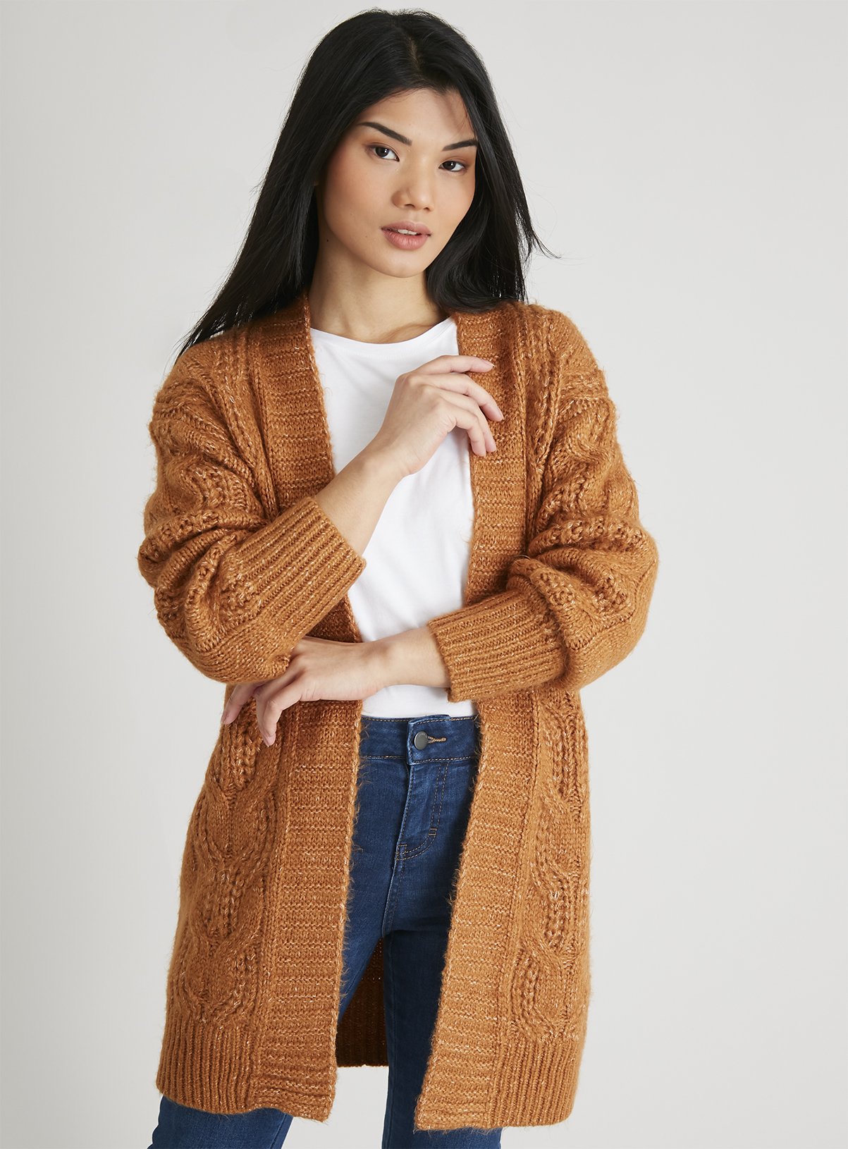 petite chunky cardigan