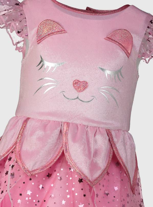kids pink cat costume