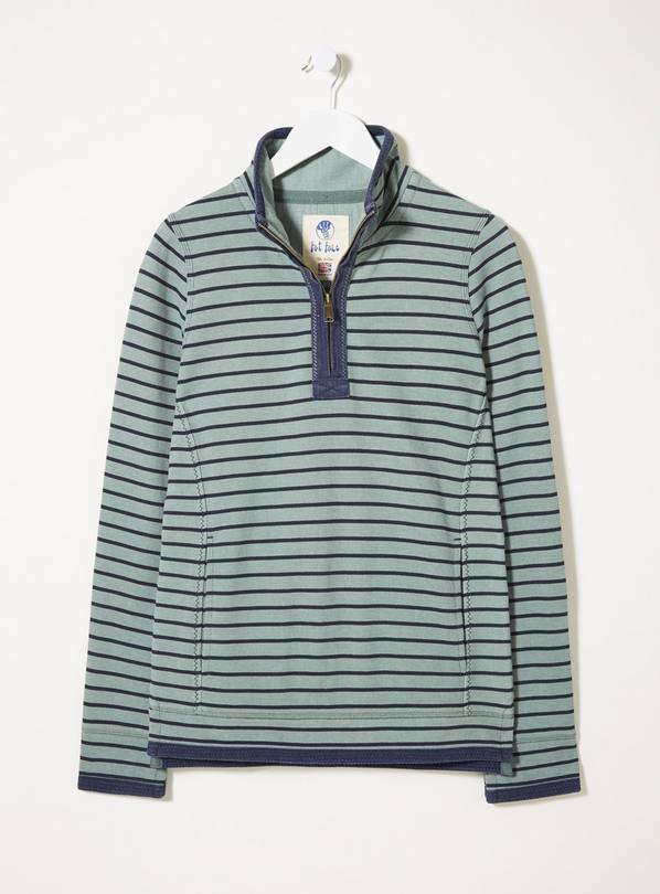 Buy FATFACE Peppermint Airlie Breton Multi Stripe Sweat - 18 | Hoodies ...