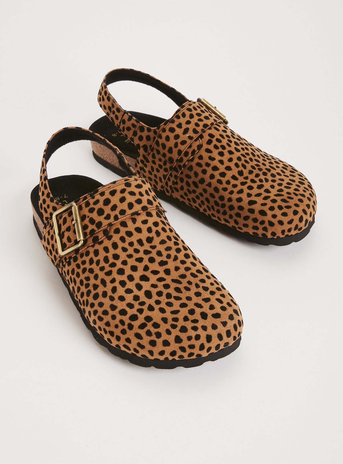leopard print mules
