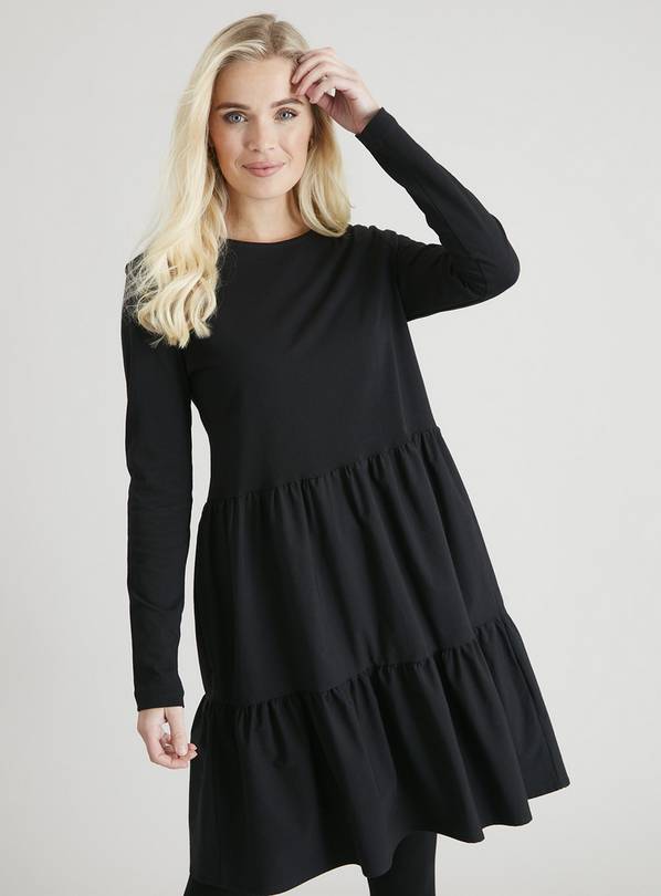 Black Tiered Dress - 12
