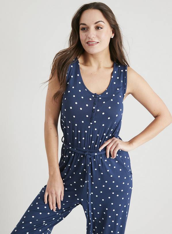 Buy Navy White Polka Dot Jumpsuit 24 Dresses Argos