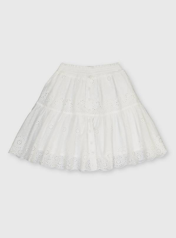 Buy White Broderie Anglaise Skirt - 13 years | Skirts and shorts | Argos