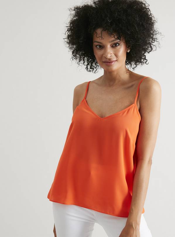 Orange cami clearance top