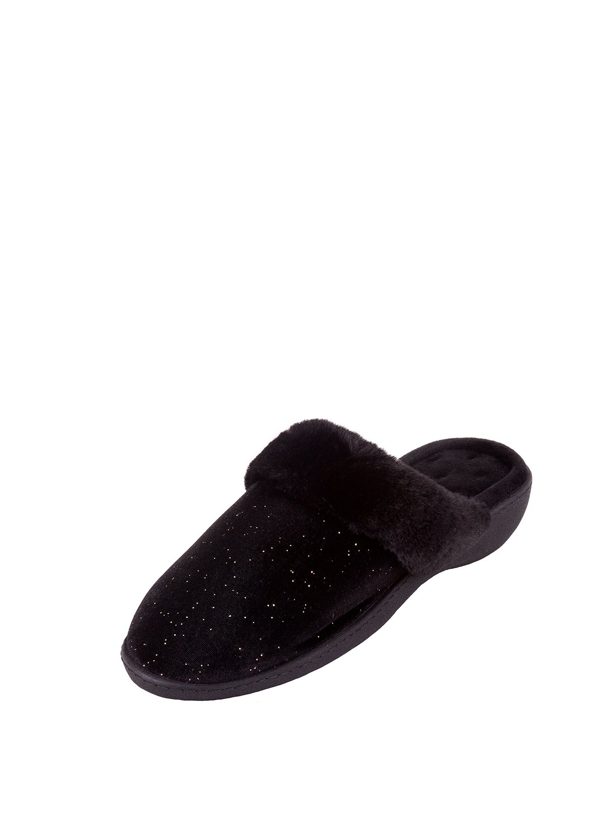 sparkle mule slippers