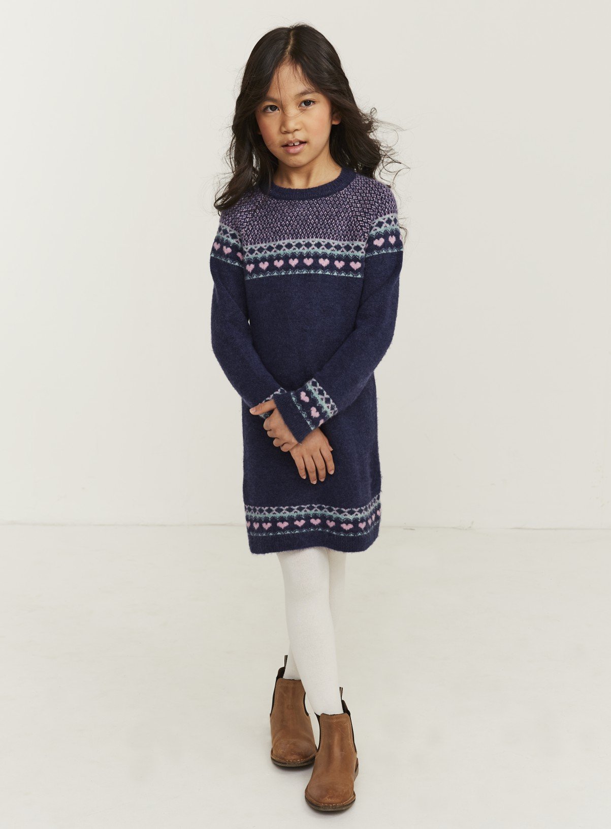 knitted fairisle dress