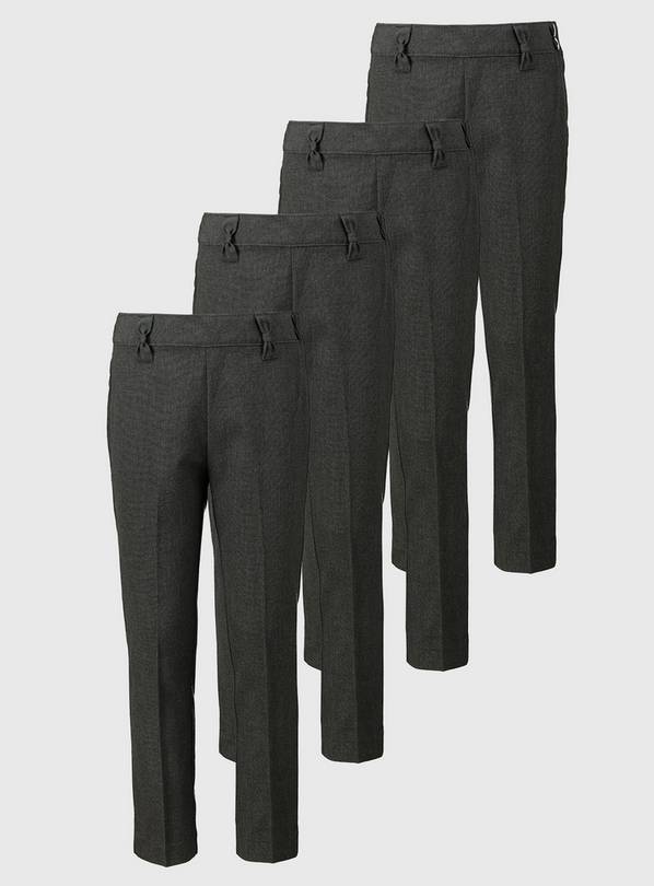 Grey Woven Trousers 4 Pack - 6 years