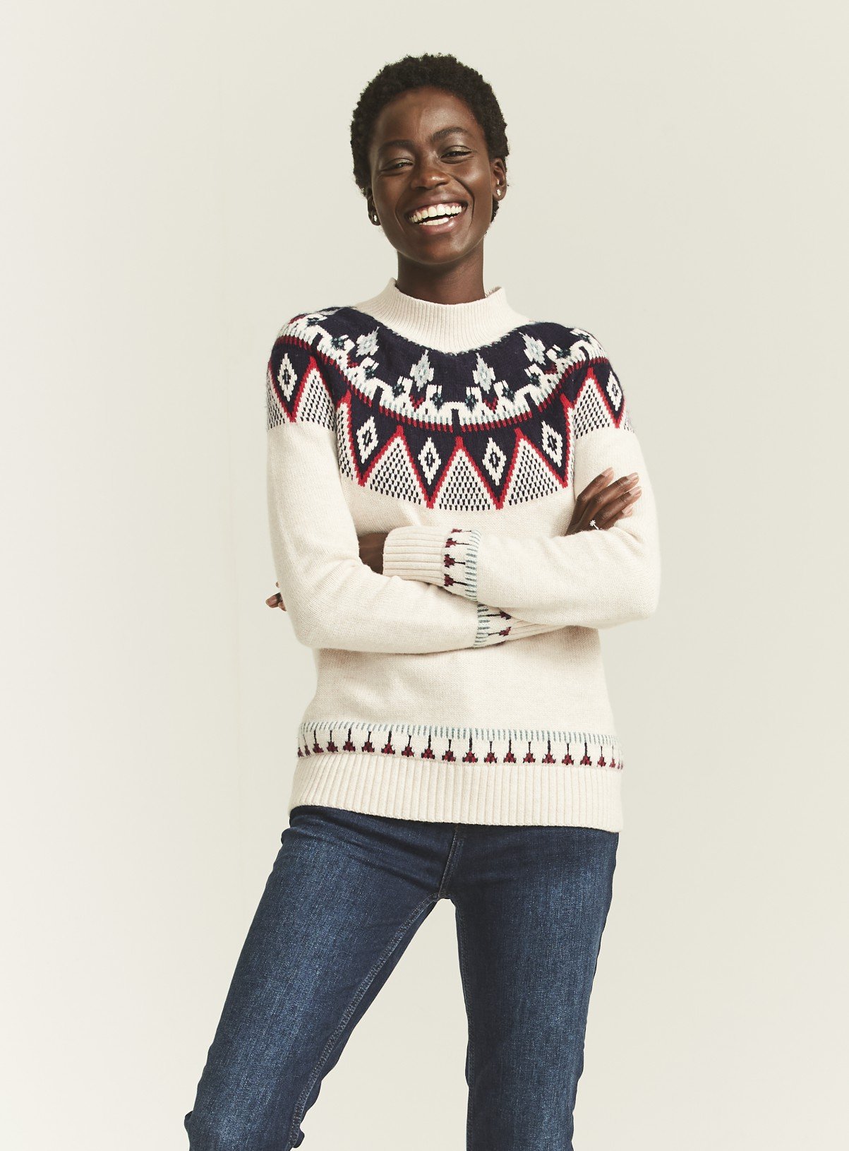 longline christmas jumper