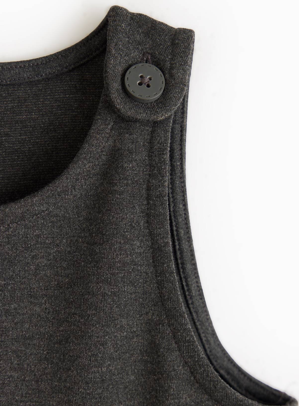 4 Pack Grey Jersey Pinafores 10 years - Image 3