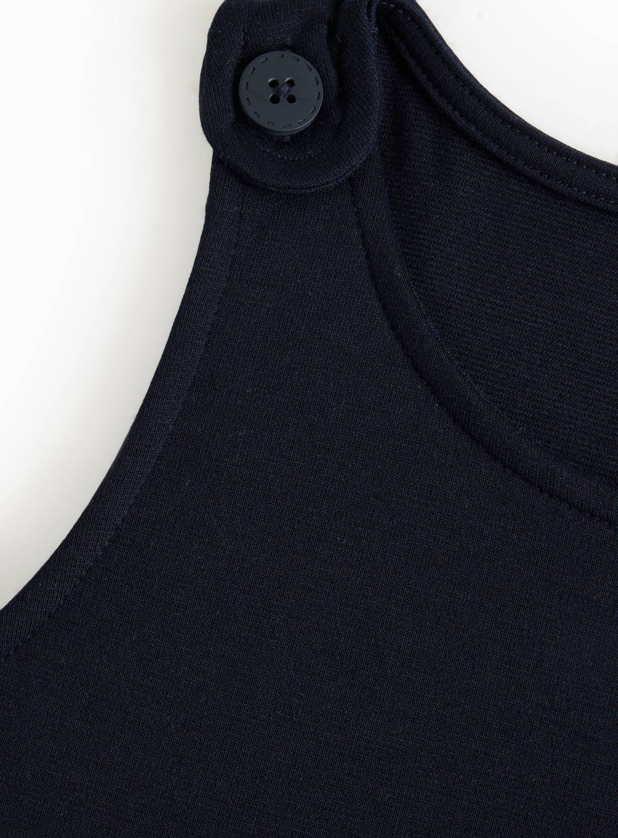 4 Pack Navy Jersey Pinafores 12 years - Image 4