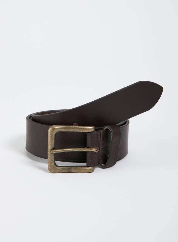 Brown Leather Belt - M