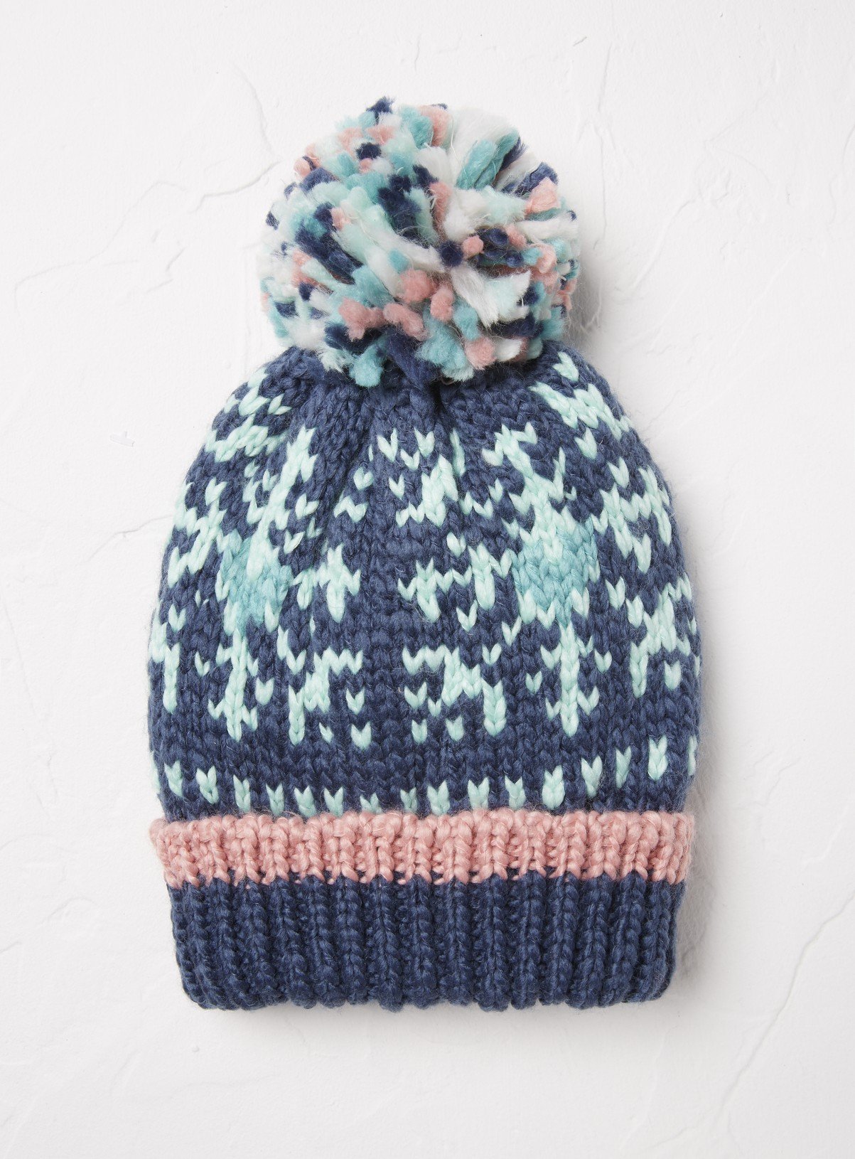 fair isle knit hat