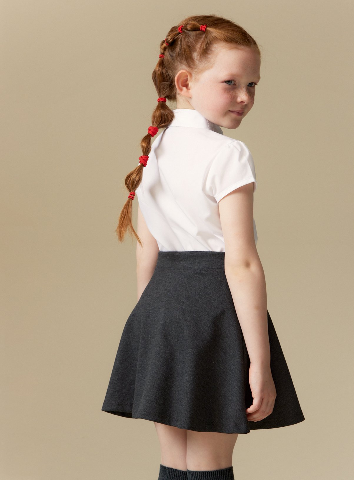 4 Pack Grey Jersey Skater Skirts 13 years - Image 5 thumbnail