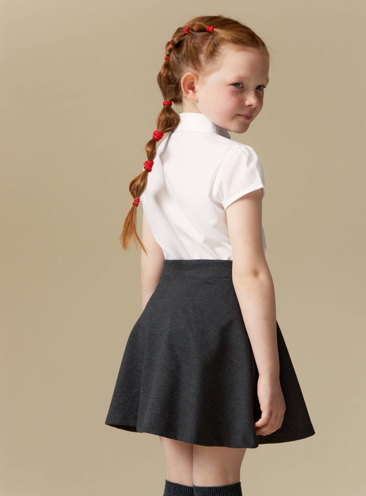 4 Pack Grey Jersey Skater Skirts 13 years - Image 5