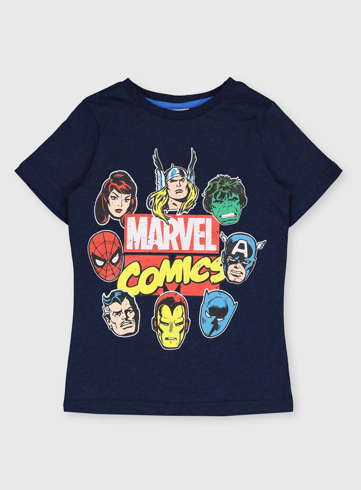 Buy Marvel Comics Avengers Navy T-Shirt 